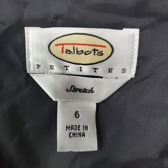 Vintage Talbots Petites Stretch Sleeveless Dress Size 6 Modest Retro Classy - Picture 7 of 7